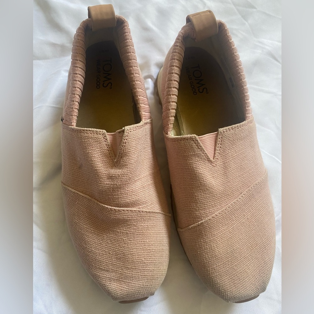 TOMS Women’s Resident 2.0 Slip-On Canvas Shoes — Dusty Rose- Size 7